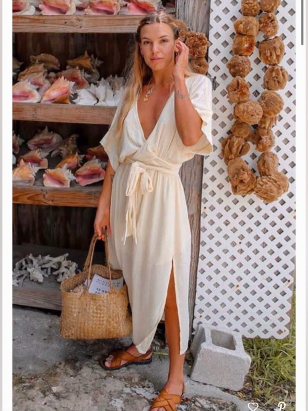 Hazel & folk melody dress in buttercream